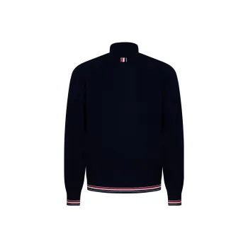THOM BROWNE High Neck Knitted Sweater