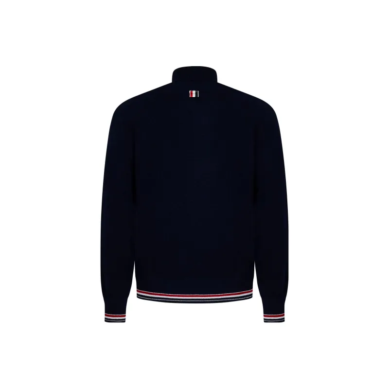 THOM BROWNE High Neck Knitted Sweater-0