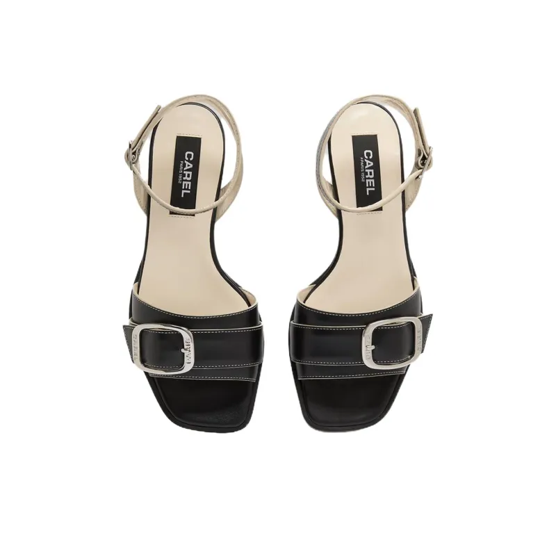 Carel Francoise One Strap Sandals Women's Black-3