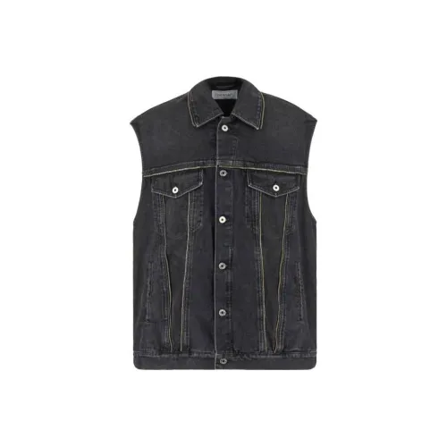 OFF-WHITE Buttoned Sleeveless Denim Gilet