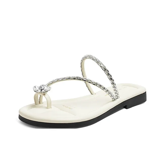 RED DRAGONFLY Rubber Sole Slip Resistant Flip Flops Women's-7