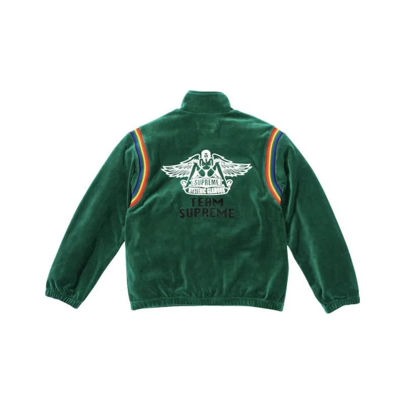 Supreme X Hysteric Glamour Velour Track Jacket-6