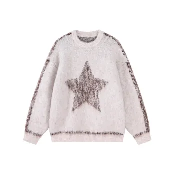 MATCHA STORY College Series Sweater Unisex Beige