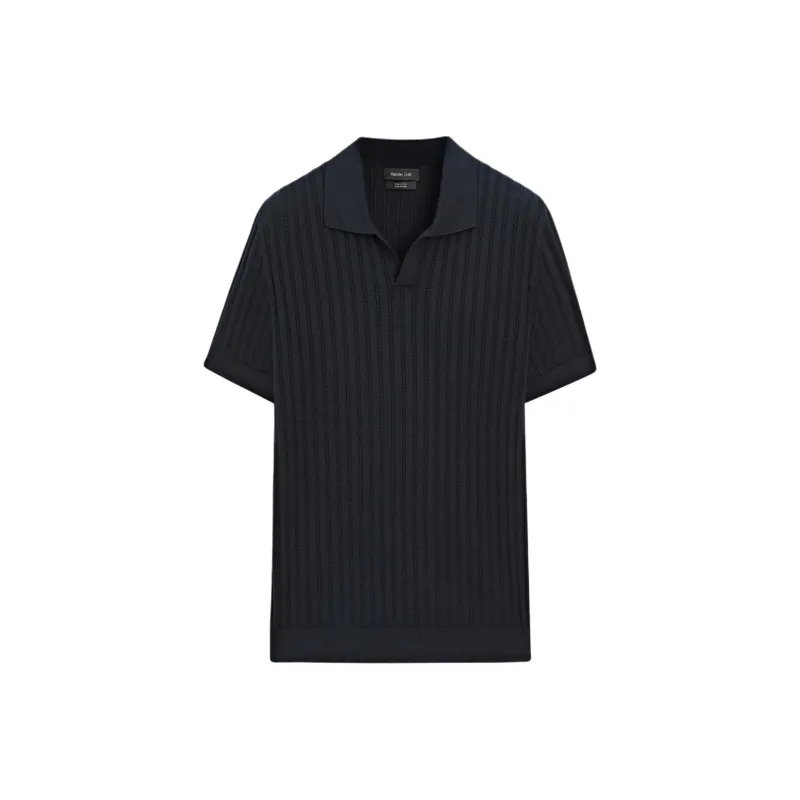 Massimo Dutti Knitwear Men's Marine Blue-0