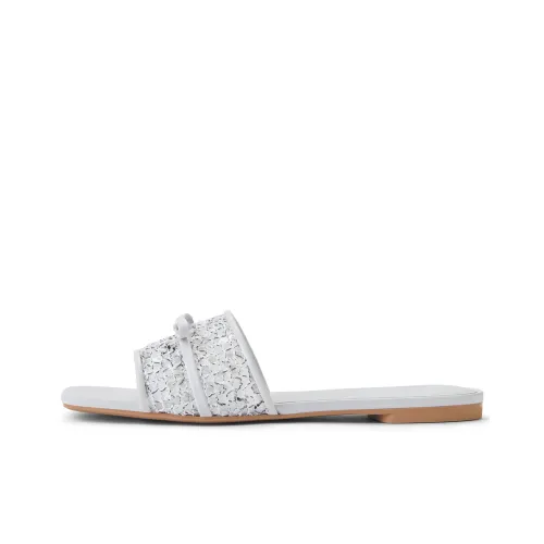 CHARLES&KEITH Sequins Rhinestone Slip Resistant Slide Slippers Women's Multi Composite Color