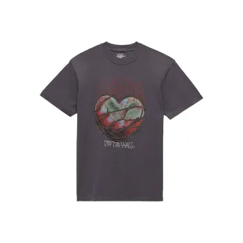 Vans VALENTINES BoundedHeart T Shirt Men's Phantom Gray