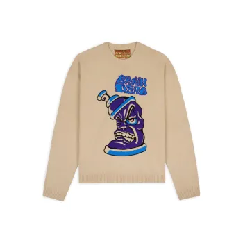 Brain Dead Spray Can Knitted Jumper