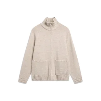LiNing Sports Lifestyle Collection Sports Trendy Collection Sweater Men's Lotus Silk White