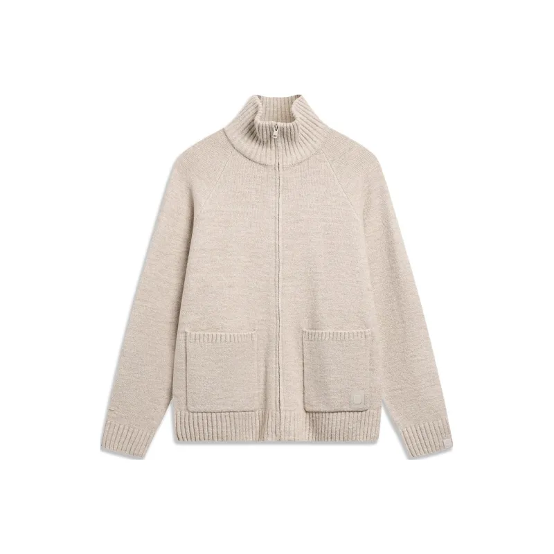 LiNing Sports Lifestyle Collection Sports Trendy Collection Sweater Men's Lotus Silk White-0
