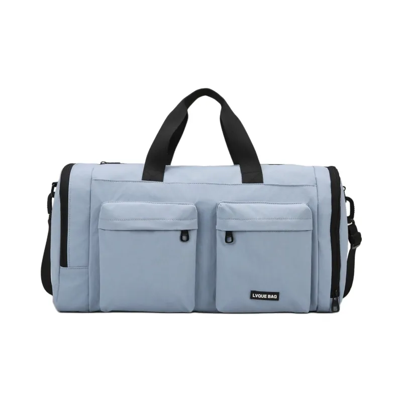 MOK Oxford Travel Bag Unisex Ecru/Gray/Black/Green/Blue/Pink-4