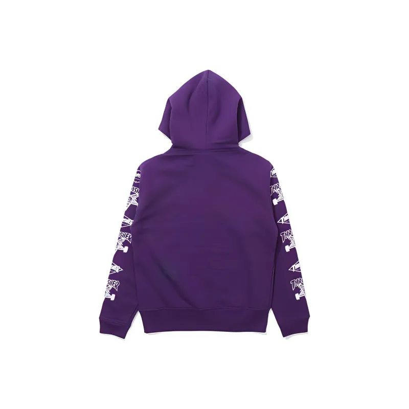 Thrasher Sweatshirt Japan Version Unisex Purple-1