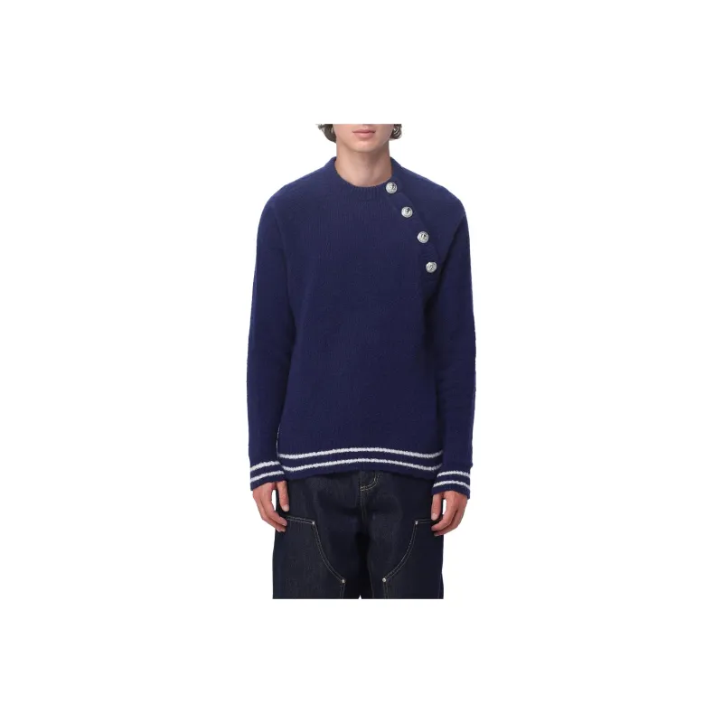 BALMAIN Sweaters Men Blue-0