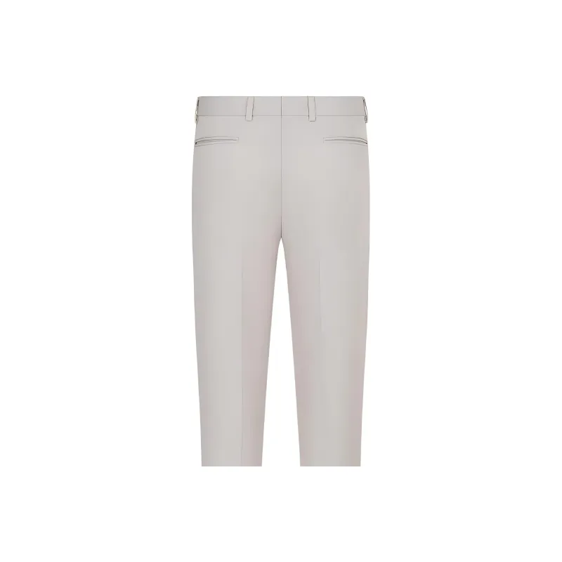 DIOR Suit Trousers Men White-3