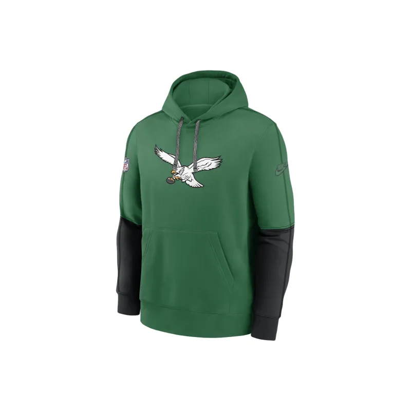 Nike Philadelphia Eagles Logo Team Issue Club Men's Nike Nfl Pullover Hoodie-0