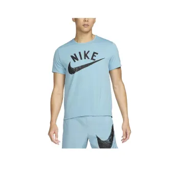 Nike Dri Fit T Shirts Men Blue