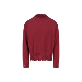 MARNI Distressed Crewneck Sweater