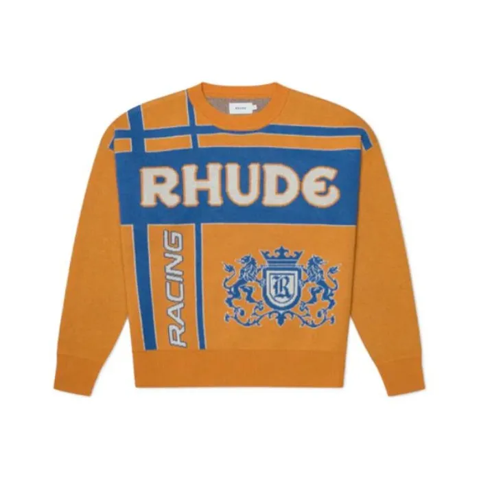 RHUDE Sweaters Men Orange-0