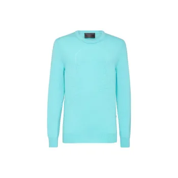 PHILIPP PLEIN Fine knit Skull motif Jumper