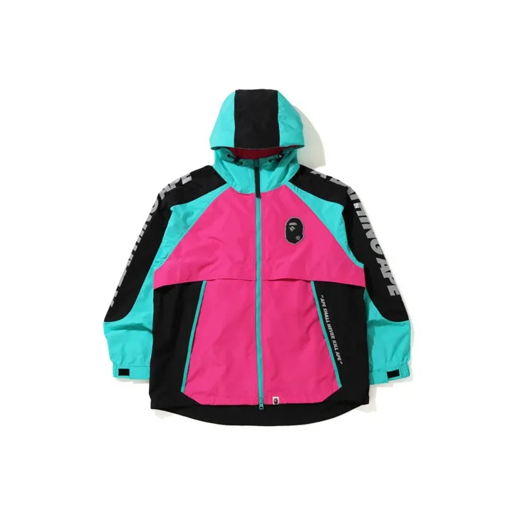 Bape Color Block Pocketable Nylon Windbreaker-2
