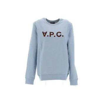 A.P.C Logo Printed Crewneck Sweatshirt