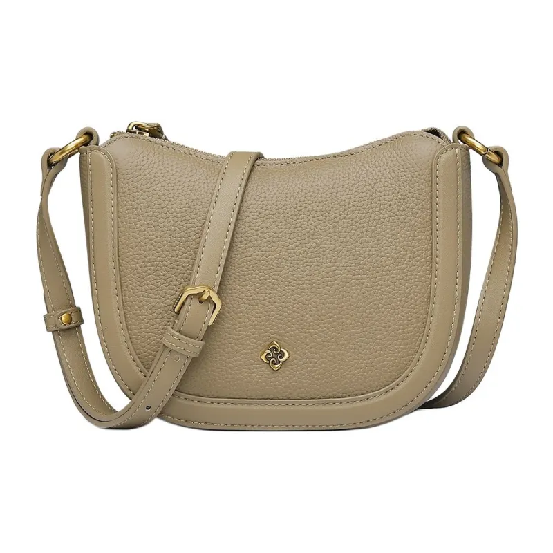 PIERRE CARDIN Cow Leather Shoulder Bag Regular Women's Black/Elephant Gray/Green-0
