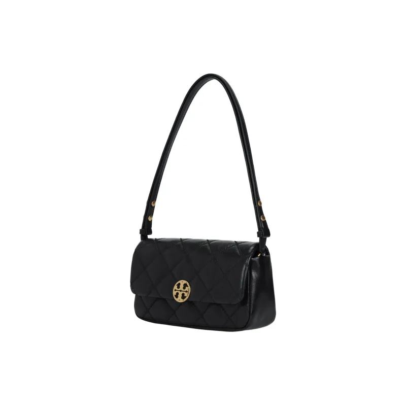 TORY BURCH Sheepskin Shoulder Bag Women's Black-1