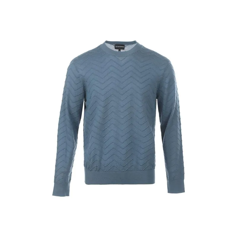 EMPORIO ARMANI Knitwear Men Blue-0