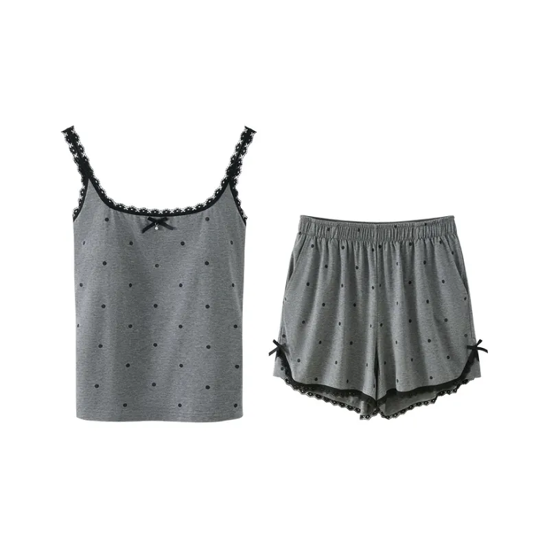 JINGYUN Pajama Set Women's Starlight Gray-0
