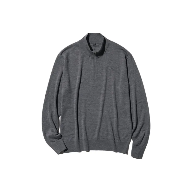 UNIQLO Sweater Unisex Asphalt Gray-0