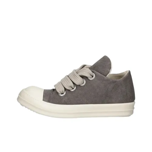 RICK OWENS/RO Jumbo Laces Low Top Skateboard Shoes Men's Gray