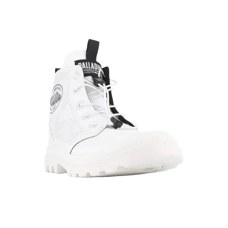 Palladium Pampa Ankle Boots Unisex White-3
