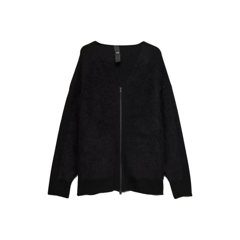 Y 3 V neck Knitted Jacket-0
