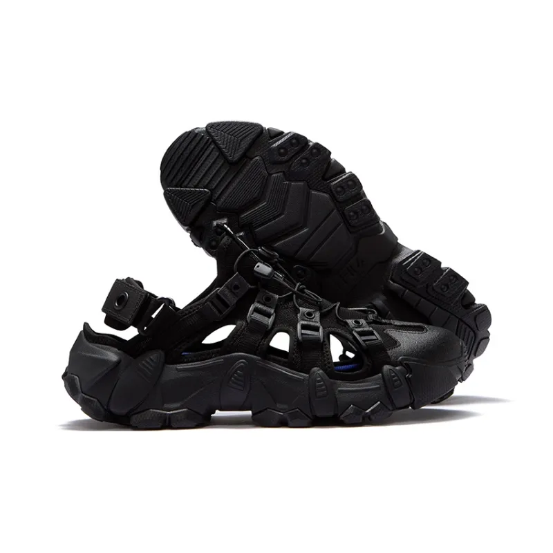 FILA FUSION EXOCET SANDAL Mountains Sandal River Trekking Shoes Men's Black Lunar Rock Gray-7