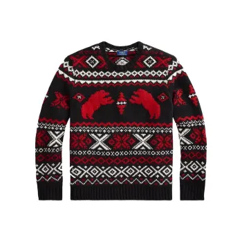 Polo Ralph Lauren Polar Bear Fair-isle Wool Jumper