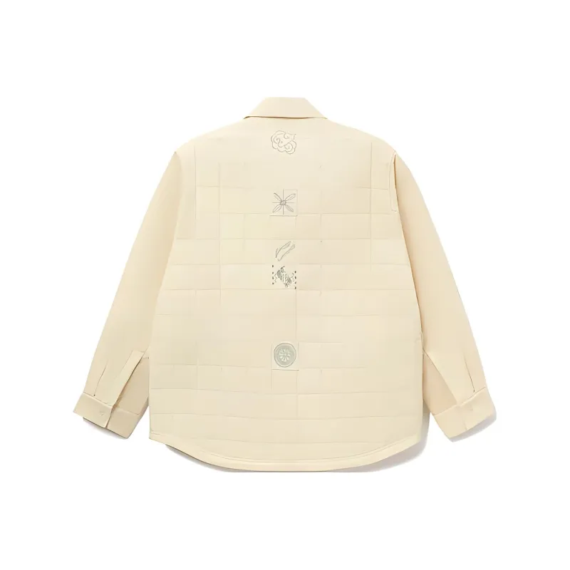 LiNing Puffer Jacket Men's Swan White-1