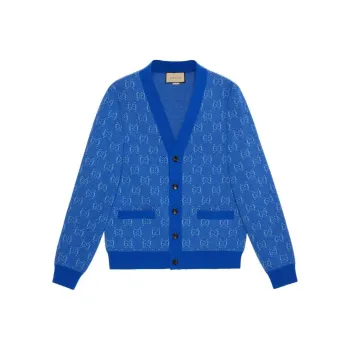 GUCCI Gg Jacquard Cardigan