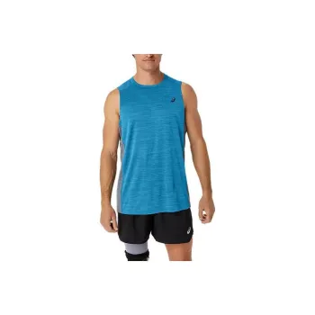 Asics TRAIN SANA MUSCLE TANK Tank Tops Men Blue