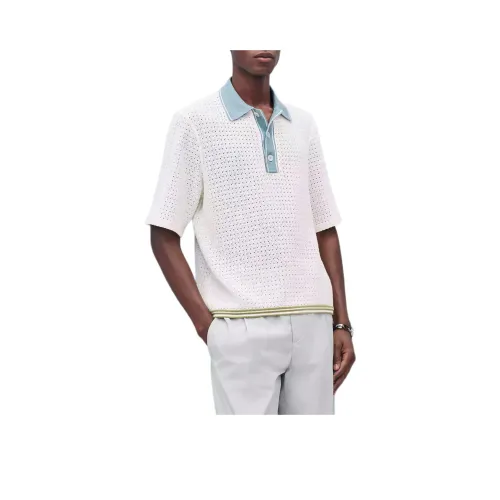 HERMES Polo Shirts Men White