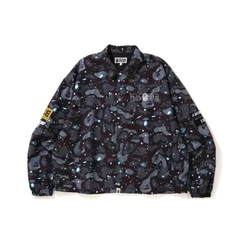 A BATHING APE Relaxed Space Camo Coach Jacket