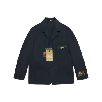 GUCCI Interlocking G Horsebit Embellished Blazer