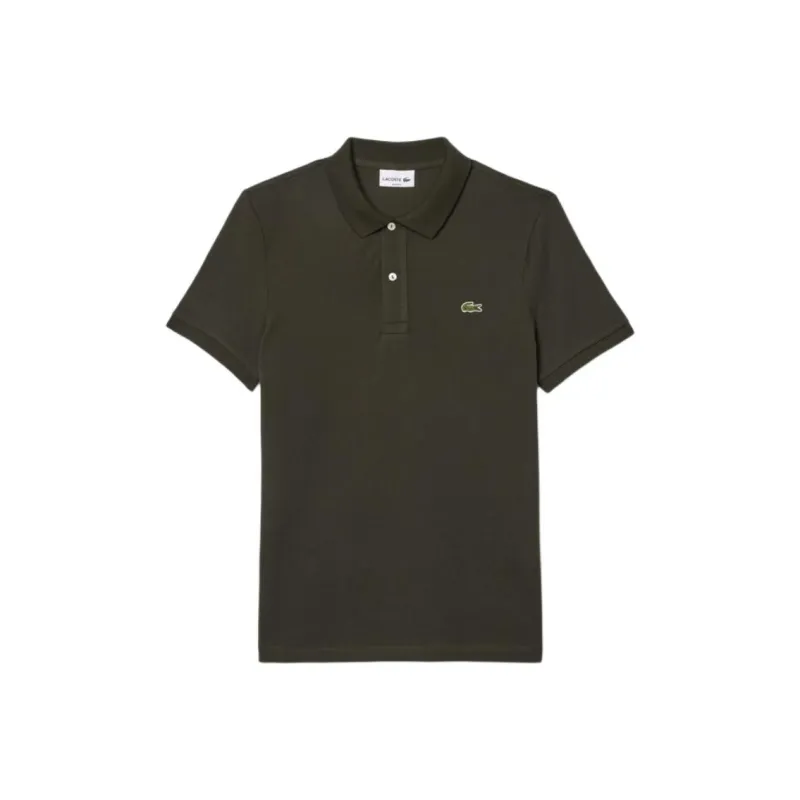 LACOSTE Polo Shirt Men's Khaki Green-0