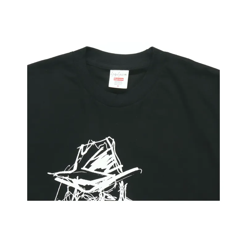 Supreme X Yohji Yamamoto Scribble Portrait Tee-5