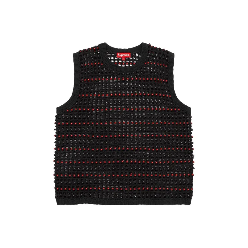 Supreme Beaded Sweater Vest-1