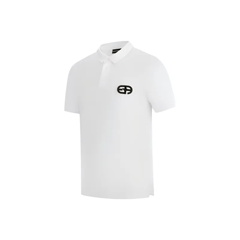 EMPORIO ARMANI Lyocell blend Jersey Polo Shirt With Embossed Ea Logo Embroidery-2