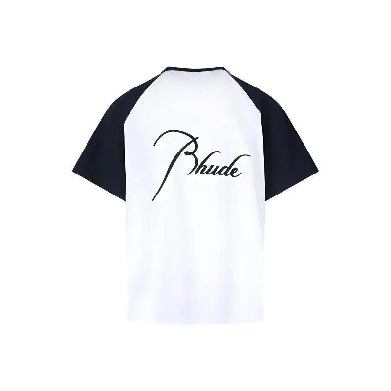 RHUDE Logo Raglan T shirt-1