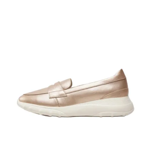 GEOX Alleniee Casual Single Shoes Women's Gold