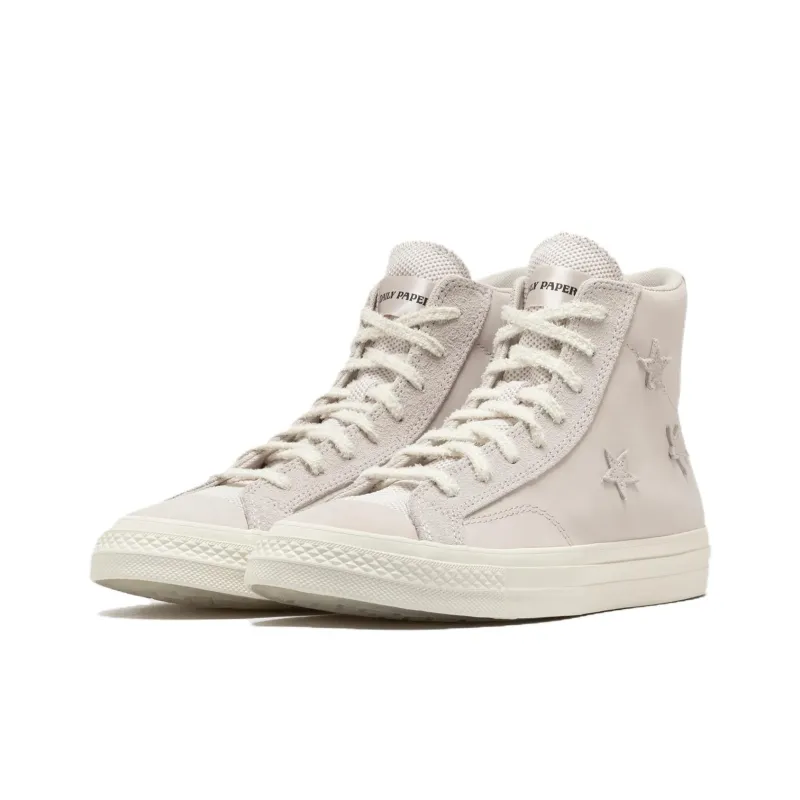 Converse Star Player 76 Hi Daily Paper White Sand-2