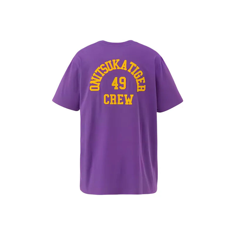 Onitsuka Tiger GRAPHIC T Shirt Unisex Purple-1