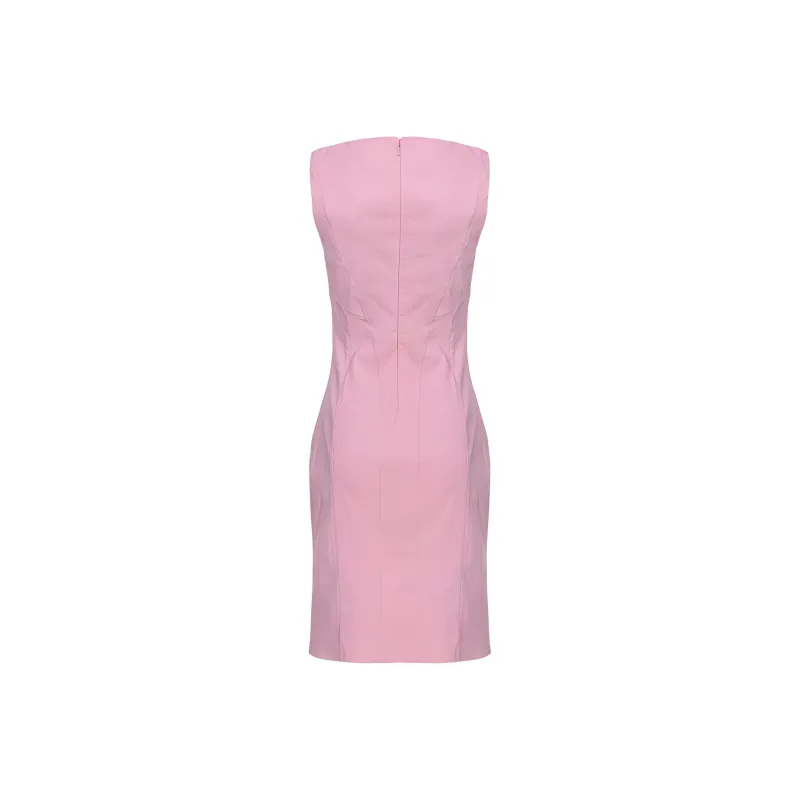 PINKO Sleeveless Dress Women's Pink-1
