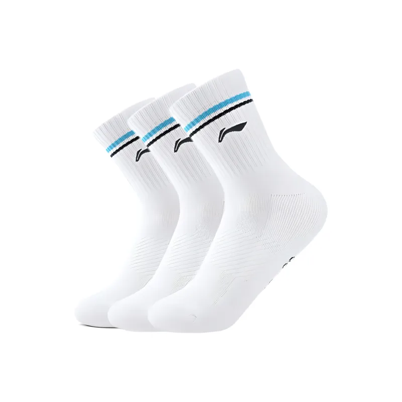 LiNing Mid Calf Socks Unisex Multi double Loading-5